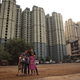The Bhavan chawl playground, close to a government-built housing complex, is one of the few remaining open spaces in the area.